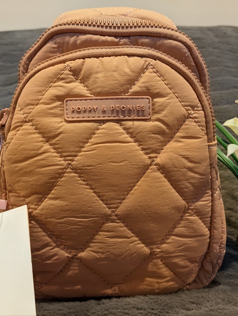 Poppy & Peonies The Quilted Roamer Blush